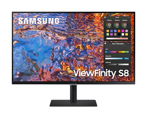 Samsung ViewFinity LS32B800PXU 81.3 cm (32") 3840 x 2160 pixels 4K Ultra HD Black