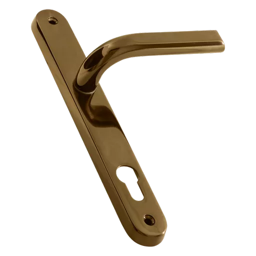 ASEC 85 Lever/Lever UPVC Furniture - 242mm Backplate