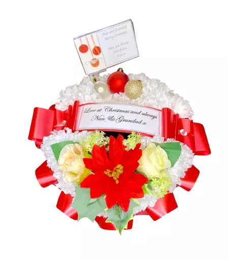 Christmas Wreath Ring - traditional memorial