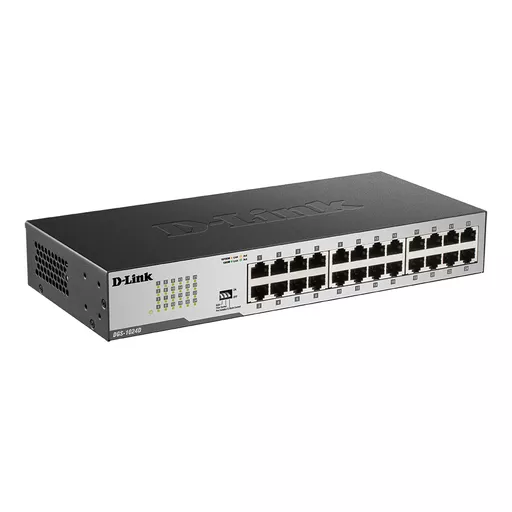 D-Link DGS-1024D/B 24-Port Gigabit Unmanaged Desktop Switch