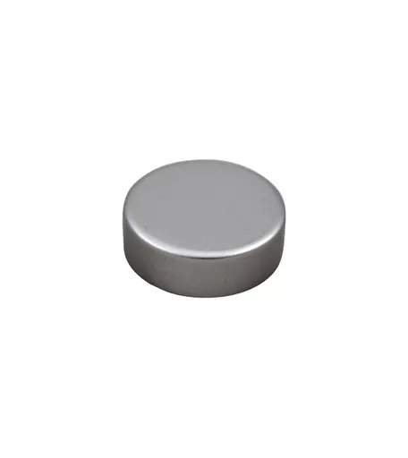 Single Satin Screw Cover - 19mm Diameter