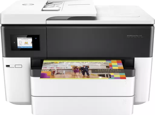 HP OfficeJet Pro 7740 Wide Format All-in-One Printer, Color, Printer for Small office, Print, copy, scan, fax, 35-sheet ADF; Scan to email