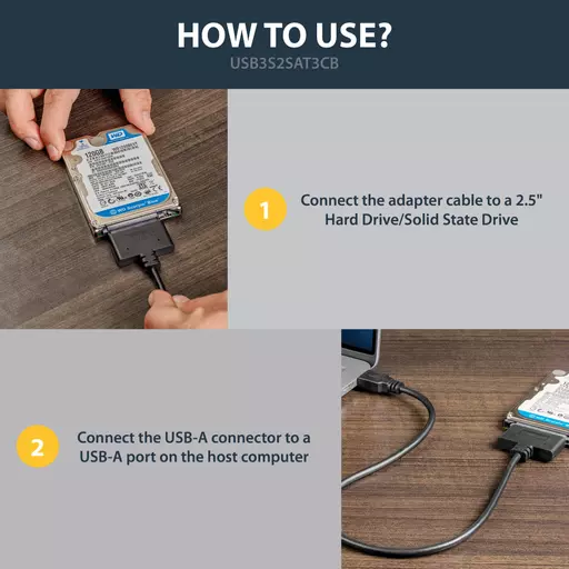 StarTech.com SATA to USB Cable with UASP