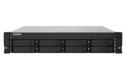 QNAP TS-832PXU NAS Rack (2U) Ethernet LAN Aluminium, Black AL324