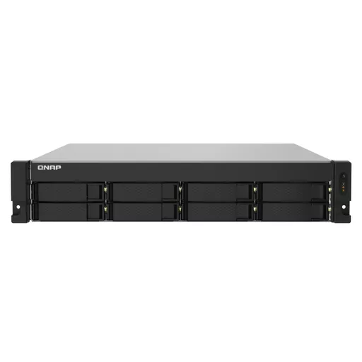 QNAP TS-832PXU NAS Rack (2U) Ethernet LAN Aluminium, Black AL324