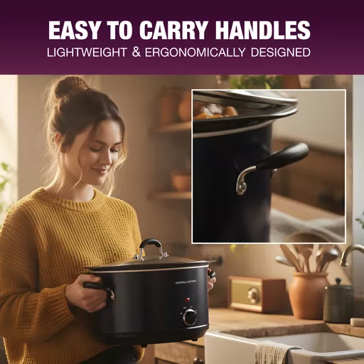 6.5L Slow Cooker with Aluminium Bowl