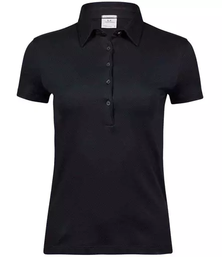 Tee Jays Ladies Pima Cotton Interlock Polo Shirt