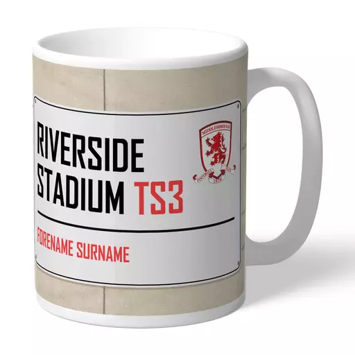 Middlesbrough FC Street Sign Mug