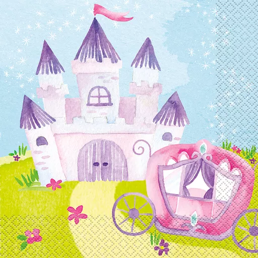 Magical Princess Napkins - Pack of 16