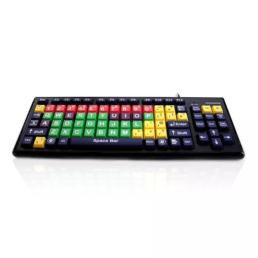 Accuratus Monster 2 keyboard Office USB QWERTY UK International Multicolour