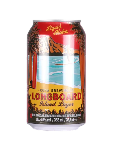Kona Longboard Lager can
