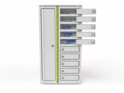 Phone_charging_locker_key_locks_10_bay_compact_desk_top_locker_lime_green.webp