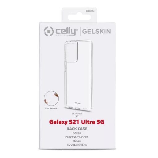 Celly GELSKIN994 mobile phone case 17.3 cm (6.8") Cover Transparent