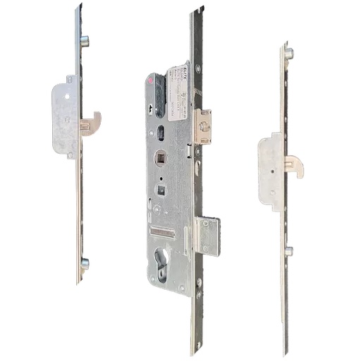 ELITE Standard Lever Operated Latch & Deadbolt Twin Spindle Designed To Accept Optional Shootbolts - 2 Hook 4 Roller