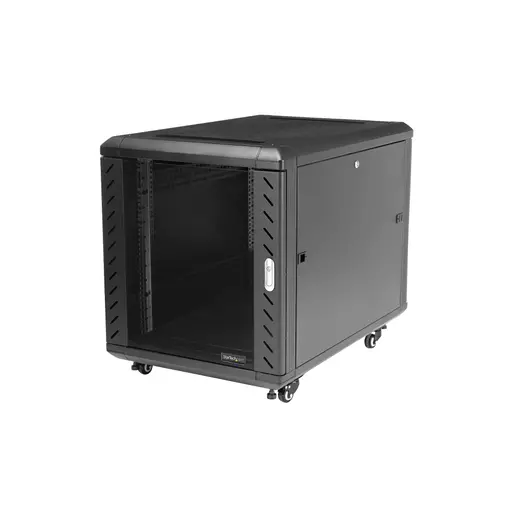 StarTech.com 12U Knock-Down Server Rack Cabinet with Casters - 29 in. Deep