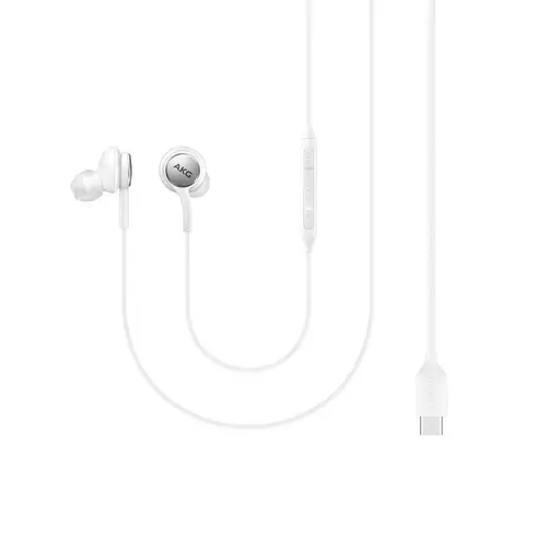 Samsung - USB-C AKG Wired Earphones - White