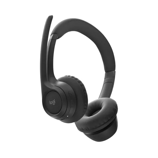 Logitech 981-001407 headphones/headset Wireless Head-band Office/Call center Bluetooth Graphite