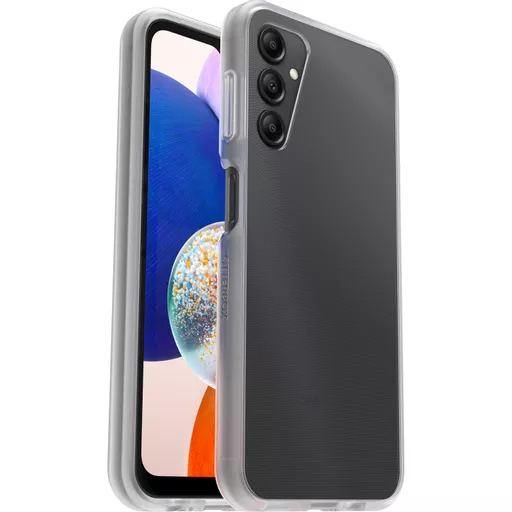 OtterBox React Case for Galaxy A14 5G, Shockproof, Drop proof, Ultra-Slim, Protective Thin Case, Tested to Military Standard, Antimicrobial Protection, Black, No Retail Packaging