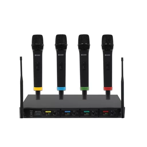 W Audio RM Quartet Handheld Wireless Microphone System