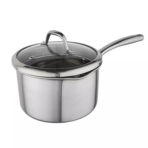 Tri-Ply 20cm Saucepan with Lid