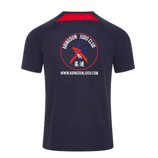 AbingdonJudoClub_ChadwickIgenUnisexTechTee_NavyRed_Back.png