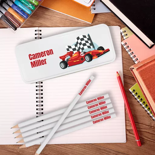 Pencil Tin Racing Car
