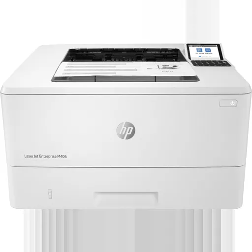 HP LaserJet Enterprise M406dn, Black and white, Printer for Business, Print, Compact Size; Strong Security; Two-sided printing; Energy Efficient; Front-facing USB printing