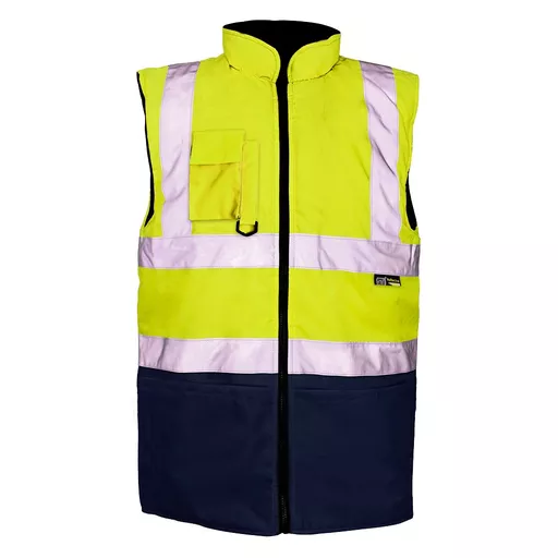 Supertouch Yellow/Navy 2 Tone Bodywarmer