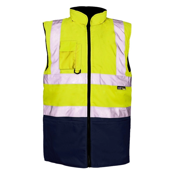 Picture of Supertouch Supertouch Yellow/Navy 2 Tone Bodywarmer