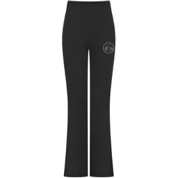 LittleStars_LadiesFlaredLeggings_Black_Front.png