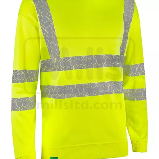 Envirowear Recyclable Hi-Vis Sweatshirt - Yellow
