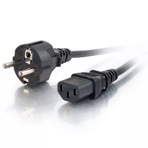 C2G 3m 16 AWG European Power Cord (IEC320C13 to CEE7/7)