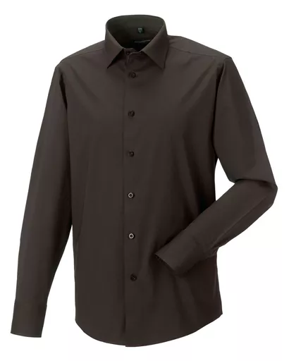 Men's Long Sleeve Easy Care Fitted Shirt