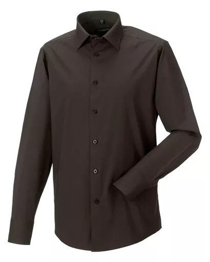 Men's Long Sleeve Easy Care Fitted Shirt