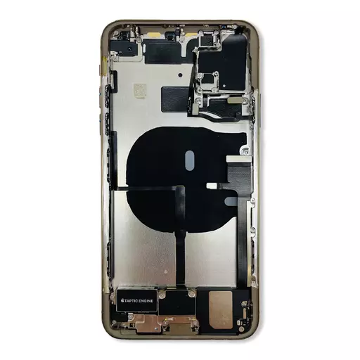 Back Housing With Internal Parts (RECLAIMED) (Grade C Minus) (Gold) (No CE Mark) - For iPhone 11 Pro Max