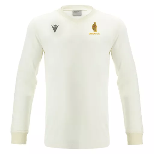 DintonCricketClub_WrightLongSleevePlayingOvershirt_OffWhite_Front.png