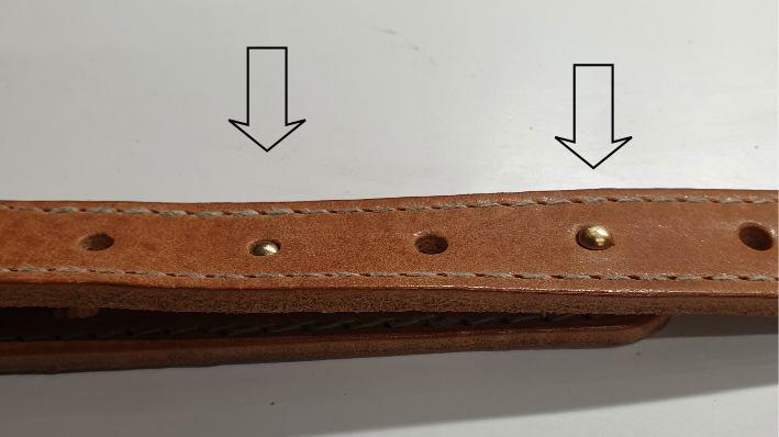 From a guide for adjusting Pinegrove Leather straps