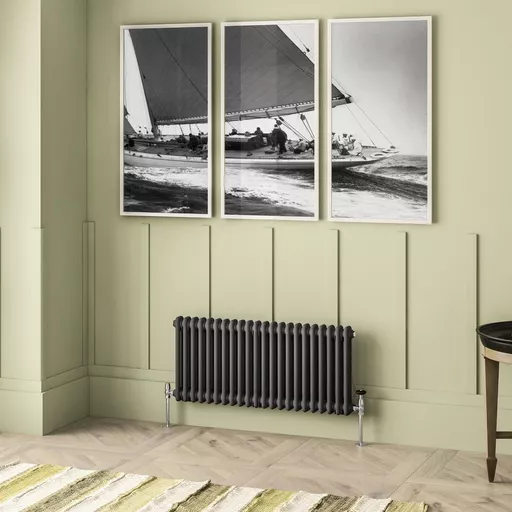 Imperia 2 Column Radiator 450 x 1010mm Matt Anthracite