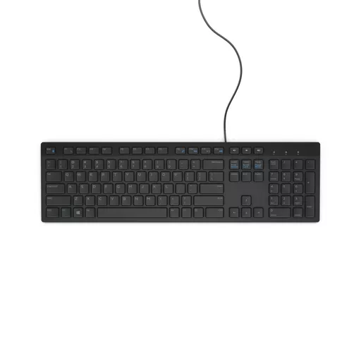 DELL KB216 keyboard USB QWERTY US International Black