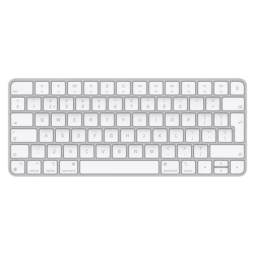 Apple Magic keyboard Universal USB + Bluetooth Dutch Aluminium, White