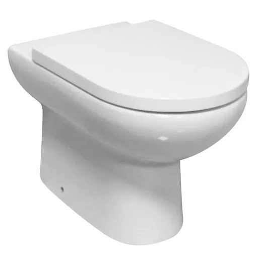 Osterley Back To Wall Eco Vortex WC Pan with Fixings - White