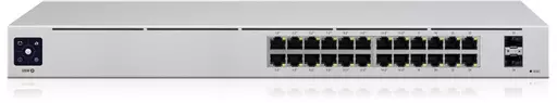 Ubiquiti UniFi 24-Port PoE Managed L2/L3 Gigabit Ethernet (10/100/1000) Power over Ethernet (PoE) 1U Silver