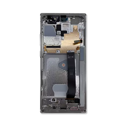 OLED Screen Assembly (Service Pack) (Mystic White) (No Camera) - Galaxy Note 20 Ultra (N985) / Note 20 Ultra 5G (N986)