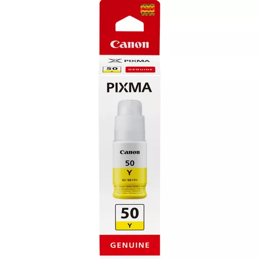 Canon 3405C001/GI-50Y Ink bottle yellow, 7.7K pages ISO/IEC 19752 70ml for Canon Pixma G 5050