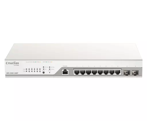 D-Link DBS-2000-10MP network switch Managed L2 Gigabit Ethernet (10/100/1000) Power over Ethernet (PoE) Grey