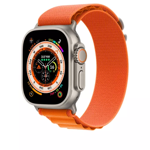 Apple MQDY3ZM/A Smart Wearable Accessories Band Orange Polyester