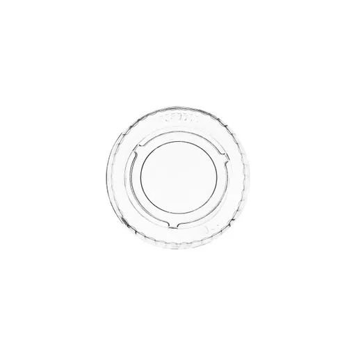 VEGWARE PLA PORTION POT LID (FITS 0.5/1OZ POTS) (1X5000)
