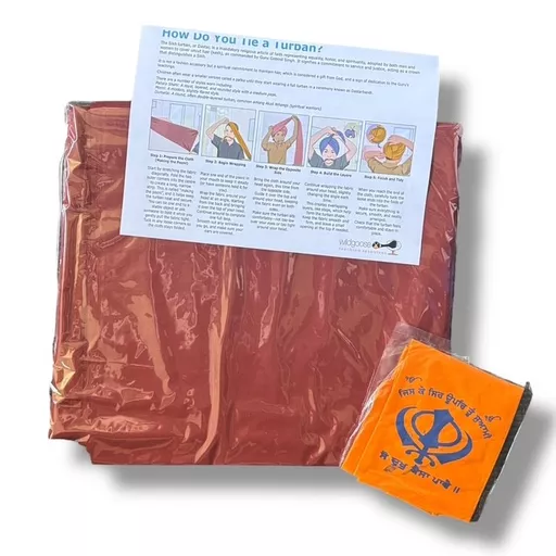 5m Length Turban Fabric and Patka