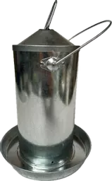 4 litre galvanised bung drinker 1