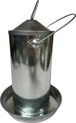 4 litre galvanised bung drinker 1